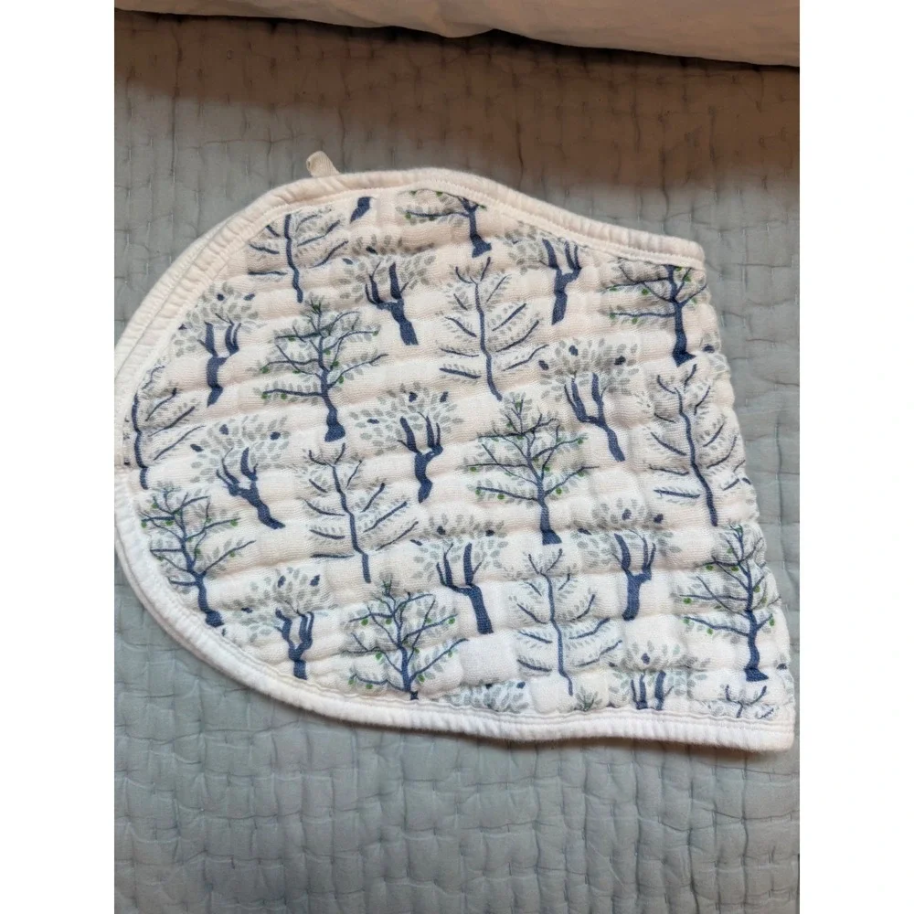 Aden + Anais Organic Cotton Muslin Burp Bib Burp Cloth Tree Print